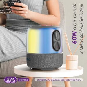 Subzero SB95 Bluetooth/Usb/Sd/Aux/Kablosuz Mikrofonlu Ses Bombası