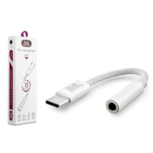 Subzero AD22 Type-c To Aux Hasır Kulaklık dönüştürücü Tak Çalıştır İ15 Uuyumlu